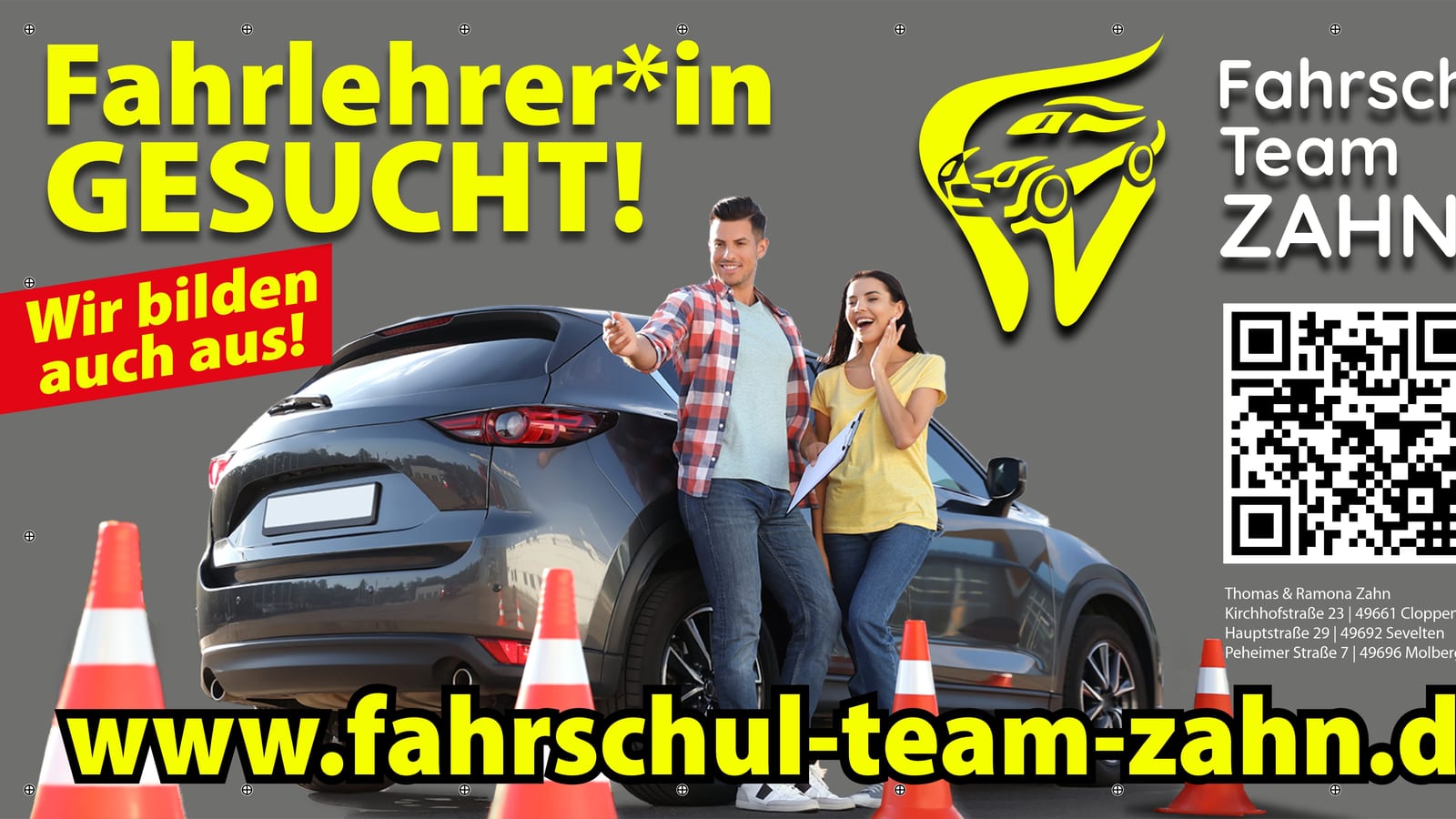 Fahrschulfahrzeug des Fahrschul-Teams Zahn